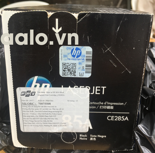 Hộp mực in HP 85A